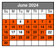 7:00 June Schedule