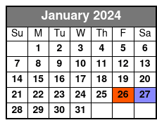 Savannah General History Tour January Schedule