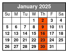 Fall Winter 2019 January Schedule