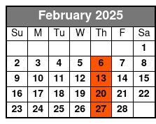 Fall Winter 2019 February Schedule