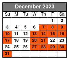 Blue Orb's 18 and Older Uncensored Walking Ghost Tour: 22:00 December Schedule