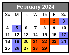 Scooters & Trike Rentals February Schedule