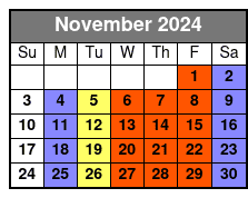 Scooters & Trike Rentals November Schedule