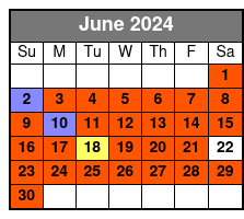 Savannah Historic/Victorian June Schedule