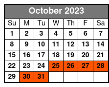 Narrated Harbor Luncheon Cruise October Schedule
