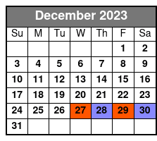 Noble Stroll Couples Outing December Schedule