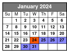 Noble Stroll Couples Outing January Schedule