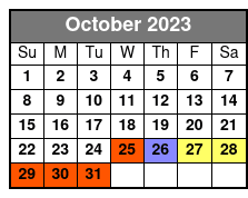 Savannah Haunted Pub Crawl Walking Tour October Schedule