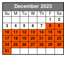 Ghosts of Savannah Self-Guided Haunted Tour December Schedule