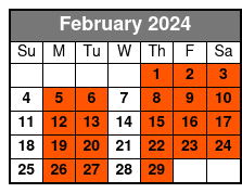 8:00 February Schedule