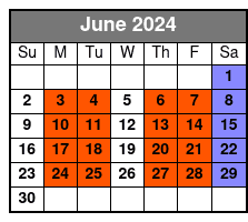 6:00 Pm June Schedule