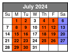 6:00 Pm July Schedule