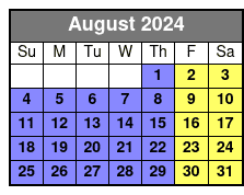 Day Drinking Tour August Schedule