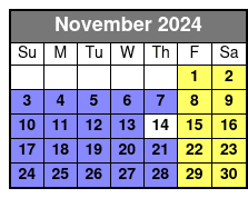 Day Drinking Tour November Schedule