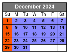Sip History in a Secret Speakeasy Cocktail Class December Schedule