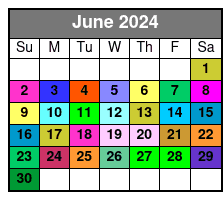 Morris Island Tour June Schedule