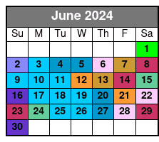 Charleston SUP Eco Tour June Schedule