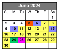 Highlights Tour June Schedule