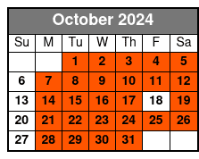 Walking Tour @ 9:30am October Schedule