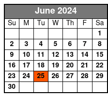Standard Ghost Tour June Schedule