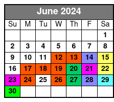Group Tour June Schedule