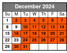 Product Code: 104105P7 December Schedule