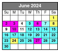 25-Min Heli & Hummer Tour June Schedule
