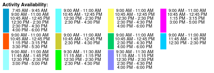 25-Minute Helicopter Tour Only Color Key