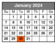 Tour with Hot Breakfast January Schedule