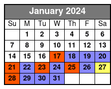 Signature Hummer Tour January Schedule