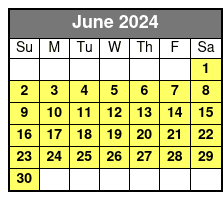 Signature Hummer Tour June Schedule