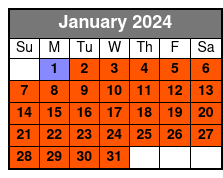 1pm; Guided Tour January Schedule