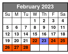 Las Vegas: FlyOver Ticket February Schedule
