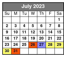 Las Vegas: FlyOver Ticket July Schedule