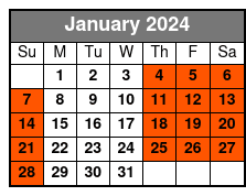 22:00 January Schedule