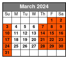 22:00 March Schedule