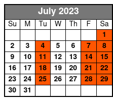 Exotic Zoo Tour with Camel Ride July Schedule