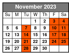 Exotic Zoo Tour with Camel Ride November Schedule