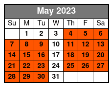 Exotic Zoo Tour May Schedule