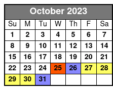 Discover Red Rock Canyon by Scooter October Schedule