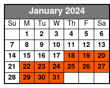 eBike Tour (Meet) January Schedule