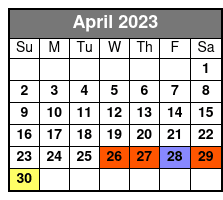 Get Lucky on The Strip April Schedule