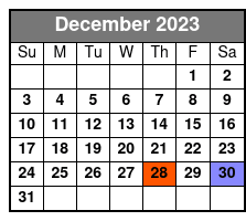 Get Lucky on The Strip December Schedule