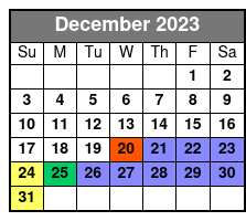 Basic Axe Throwing - 1 Hour December Schedule