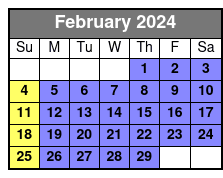 Basic Axe Throwing - 1 Hour February Schedule