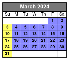 Basic Axe Throwing - 1 Hour March Schedule