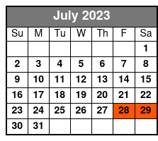 Tickle Me Comedy Club July Schedule