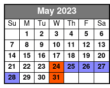Vegas Rock Star Nightclub Tour May Schedule