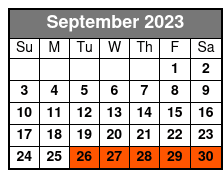 Las Vegas Hot Air Balloon Ride September Schedule