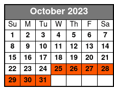 Hidden Valley and Primm Valley Extreme RZR Tour from Las Vegas October Schedule
